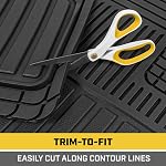 BDK Automatique CAMT-8303-BK: Cat Coupe complète 3Pc Mat/Noir