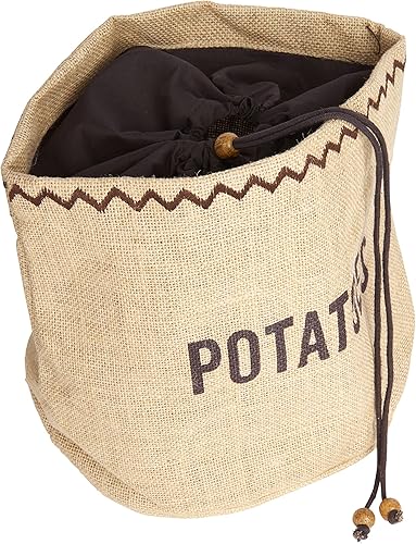 Miniatura 7 de Bolsa de preservación para patatas de arpillera con forro opaco.