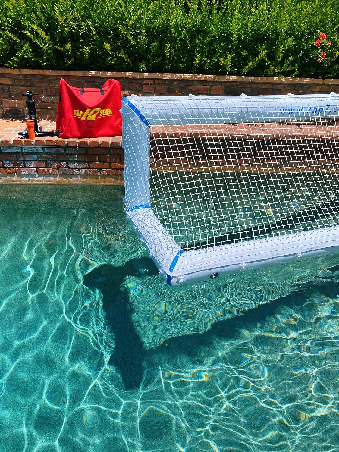 KAP SEVEN KAP7 Inflatable Full Size Water Polo Goal (10'x3')