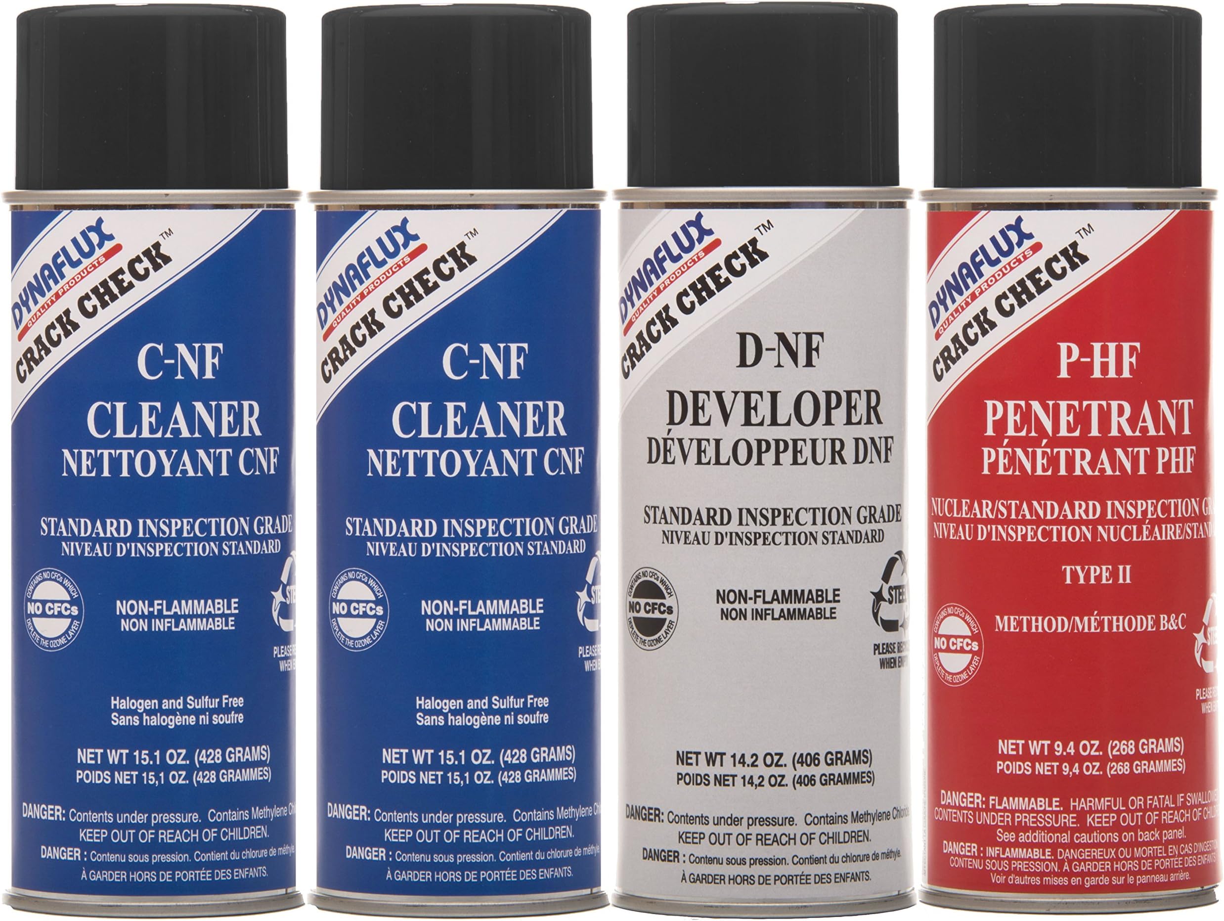 DF315KIT-S Crack Check 4 Piece Standard Kit, Non-Flammable