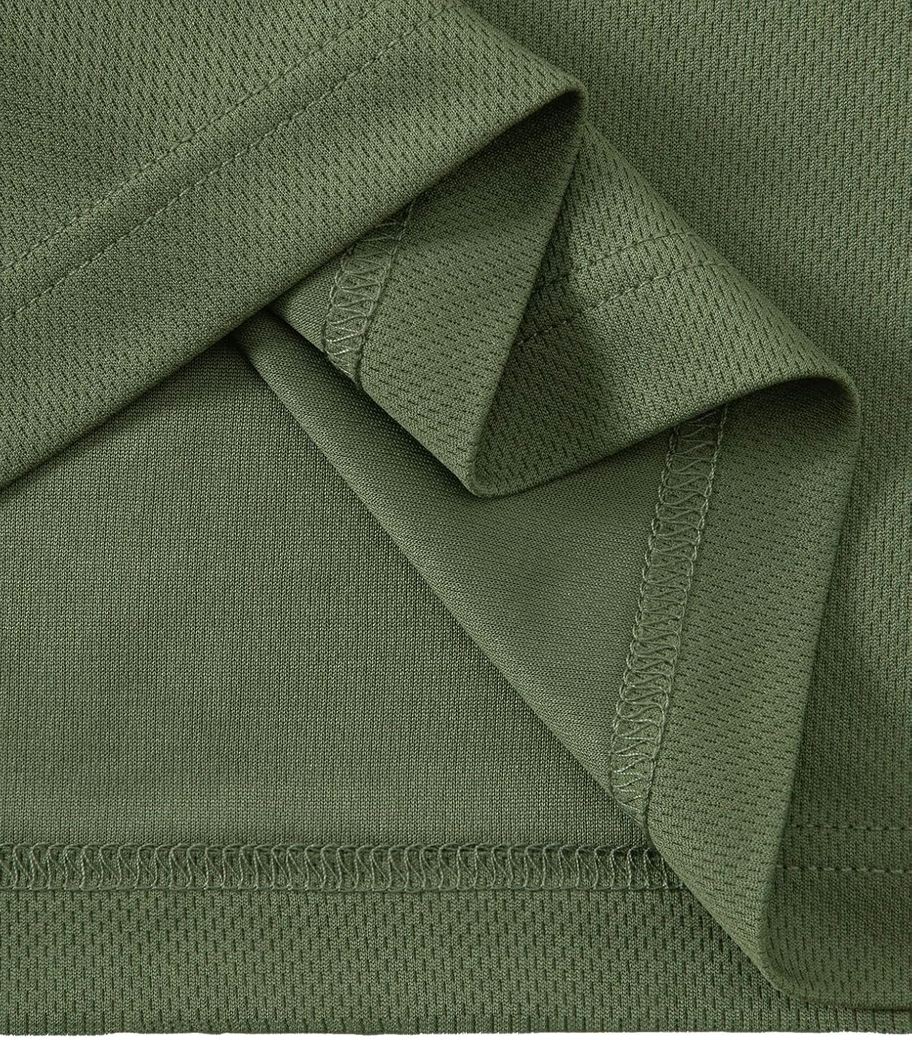 Mens Long Sleeve T Shirts 5 Pack Fishing Work Athletic Sun Protection Tees with Hoodies - Image 9