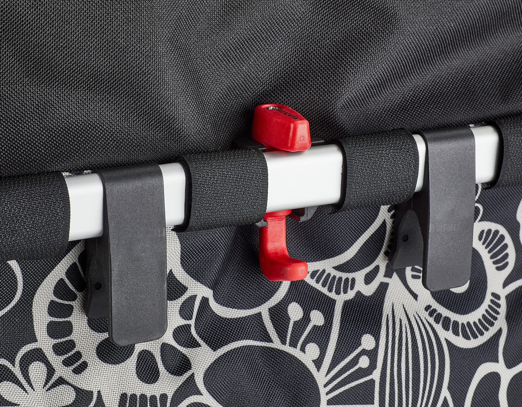 Erwachsene Bikebasket Oval M Tasche für Gepäckträger, Fleur, 17 Liter