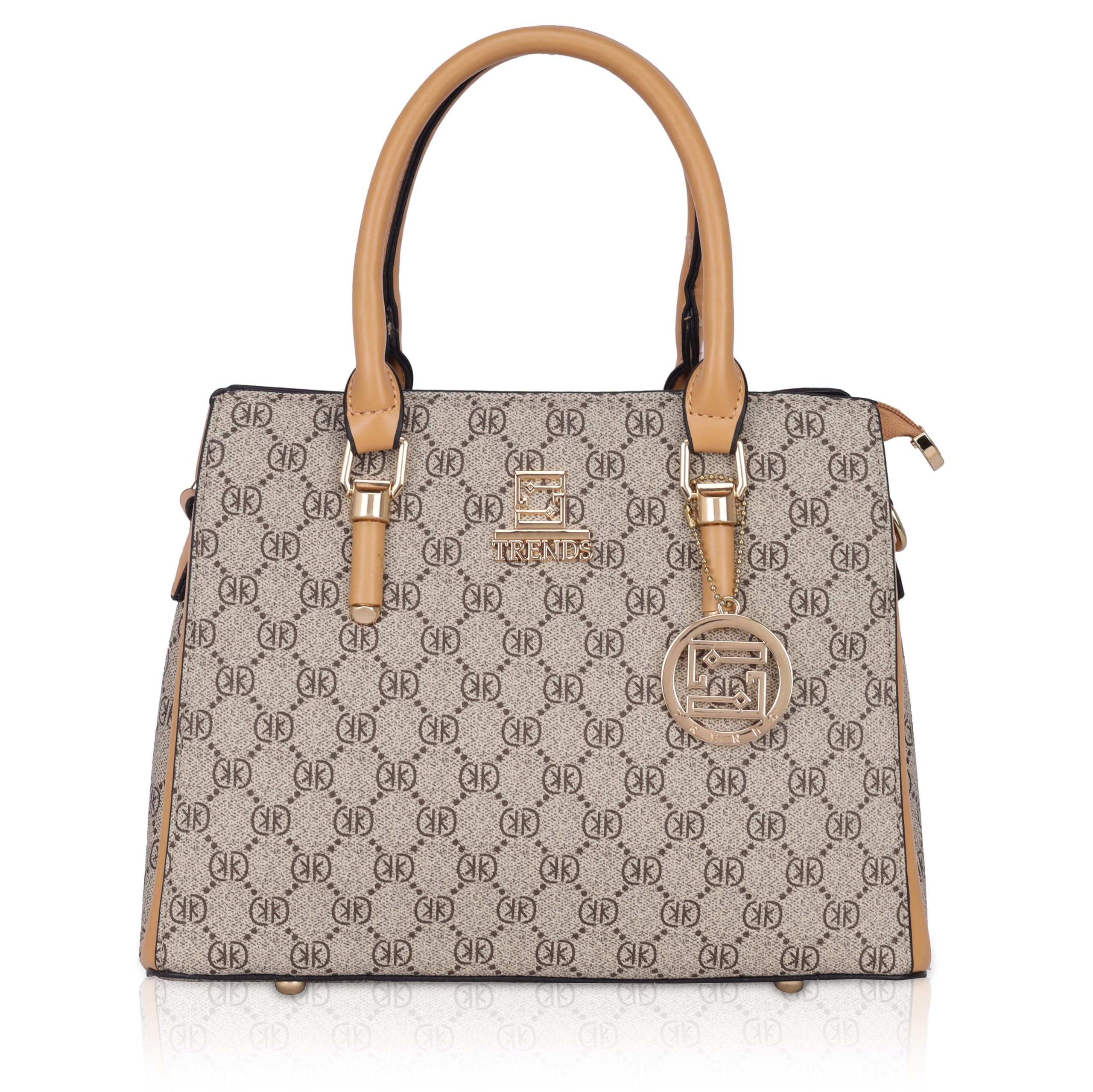 DAZZLE Women Pu Leather Sophisticated Prints And Classy Handles: Unveiling Our Pvc Designer Ladies Western Handbag Collection (Camel), Multicolor (B0CVMZVFF7) Amazon Price History, Amazon Price Tracker