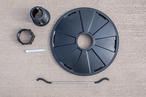 Miniatura 24 de Goalrilla El bloqueador de llantas de baloncesto protege tu aro con un sistema de bloqueo, color negro