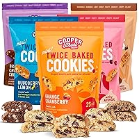 Vista 11 de Cooper Street Cookies All Natural - Galletas crujientes horneadas dos veces, sin frutos secos ni lácteos, estilo biscotti, 5 onzas