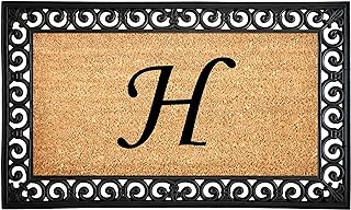 Calloway Mills 104131830 Gabriel Monogram Doormat, 18