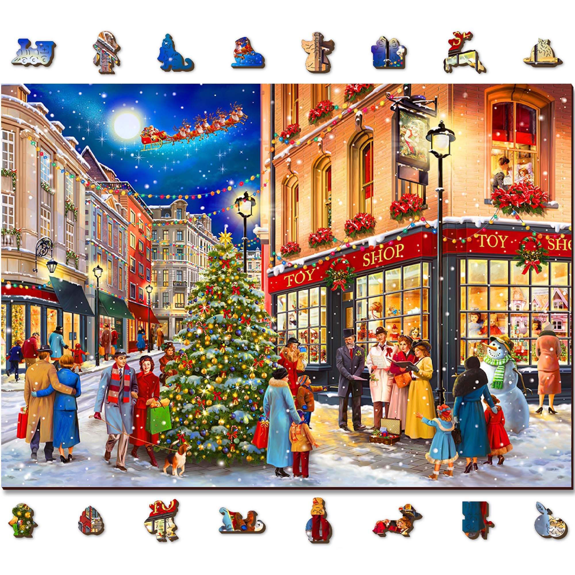 Wooden.City Puzzle en Bois - Puzzles De Jigsaw Inhabituels Uniques avec des Pièces en Forme d'animal - Puzzle De Mosaïque Difficile pour Enfants Et Adultes - Puzzles De Jigsaw
