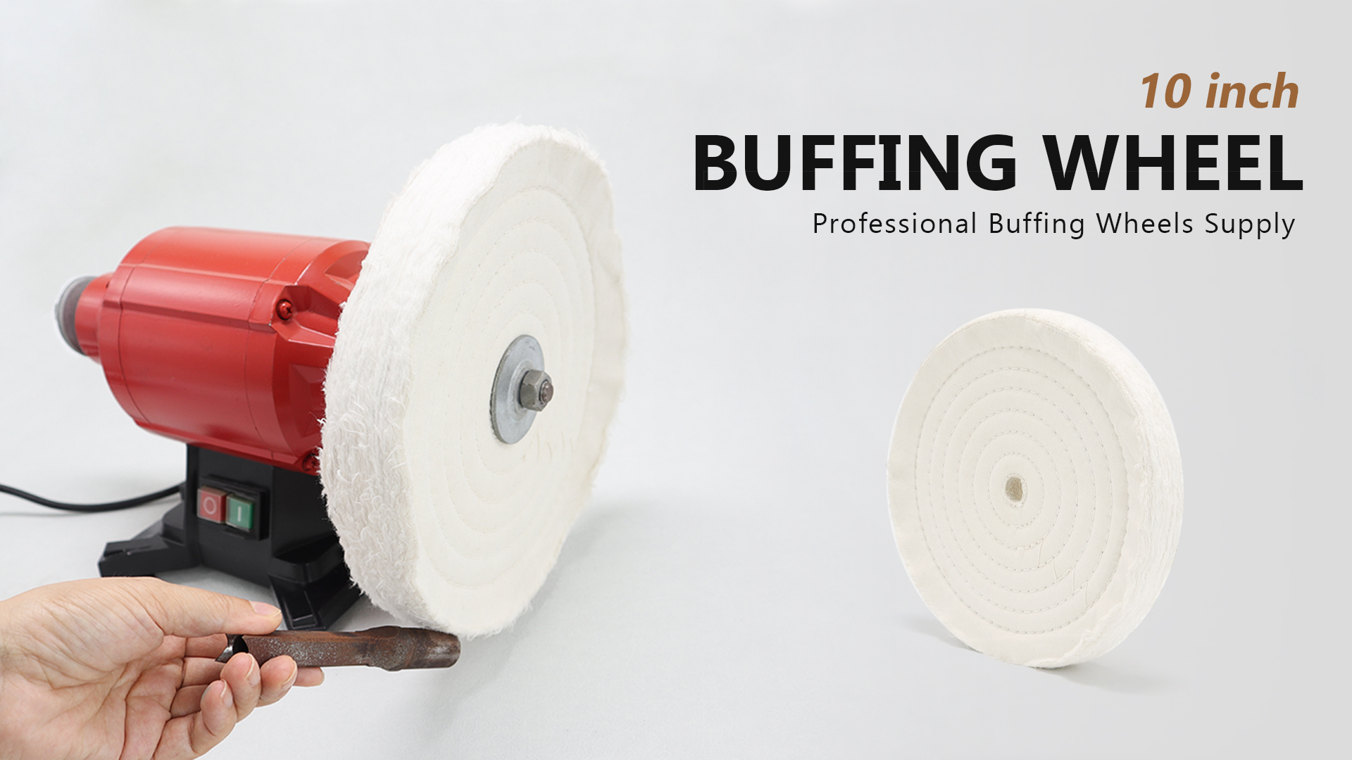 Cherokee 3-12″ 20-Ply Buffing & Polishing Wheel – 1/2″ Arbor Hole, 1/4″ Thick – USA Made