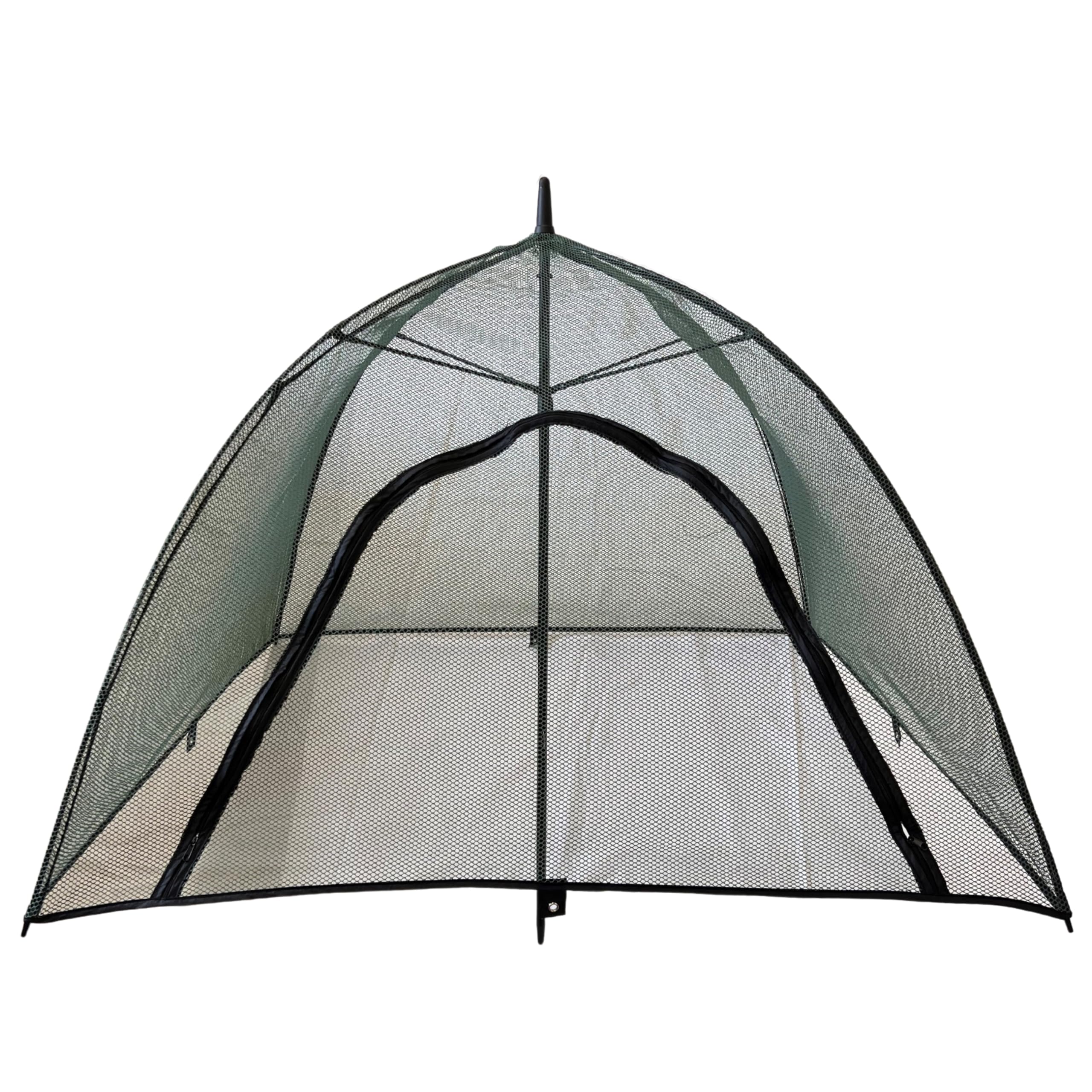 GardenSkill Serre à Mailles Fines pour Cultures et Plantes 100x75cm | Grande Cloche Parapluie Housse de Protection Filet Anti-Oiseaux pour Jardin, Parterre, Lit Surlevee, Potager | Porte Zippée