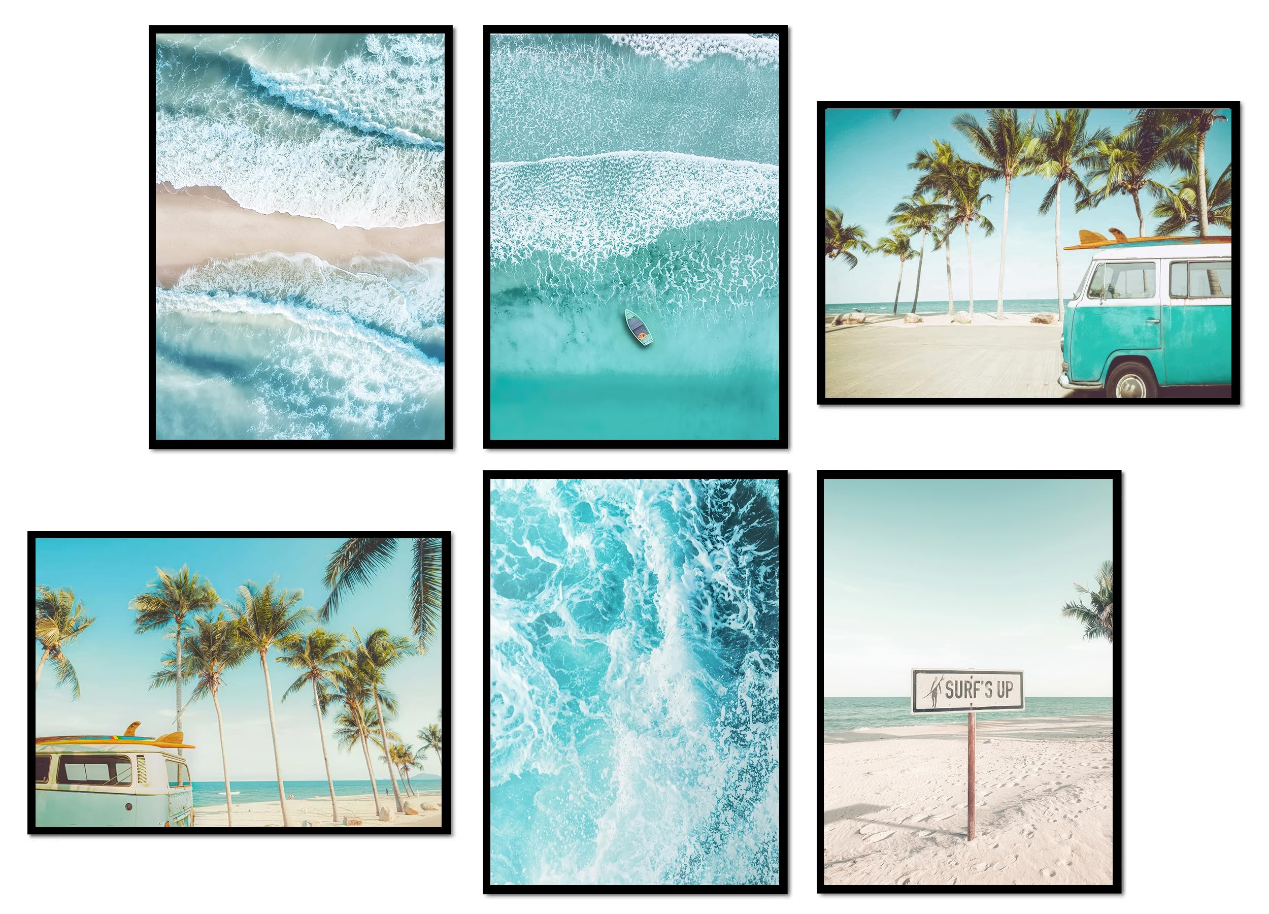 Pastel Coastal Wall Art - 6 Prints FREE SHIPPING -9