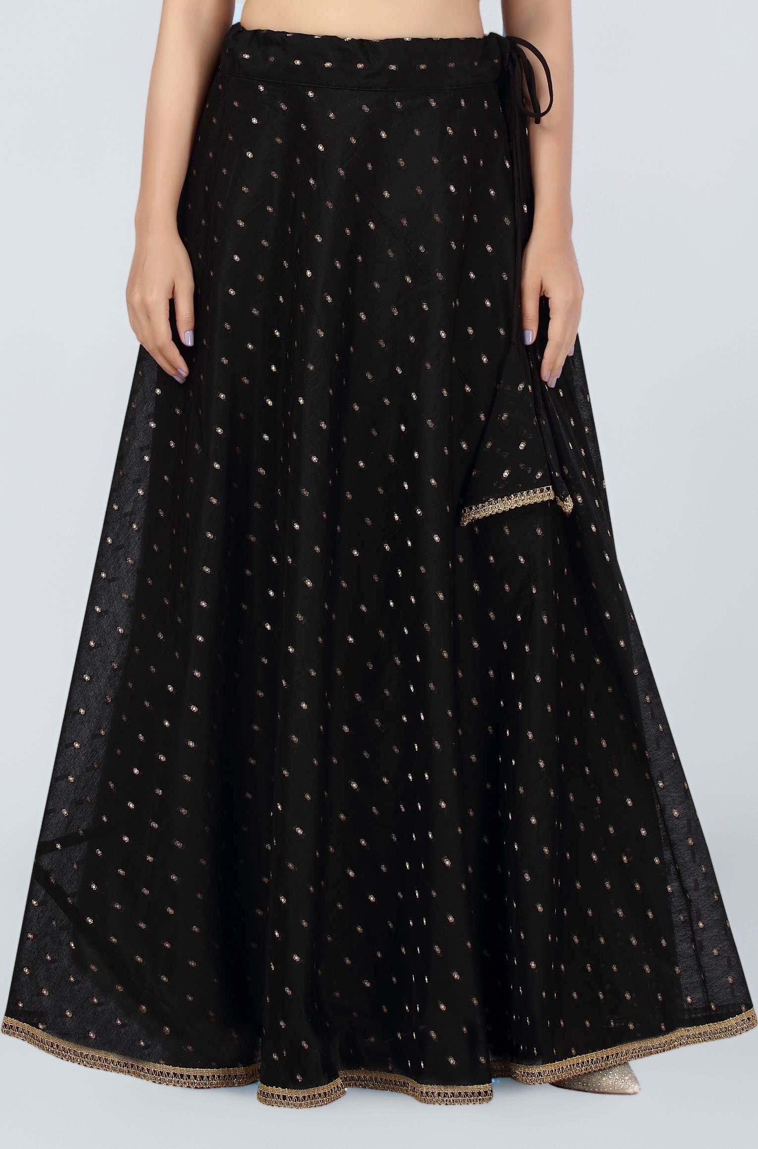 Women's Polyester Maxi Skirt