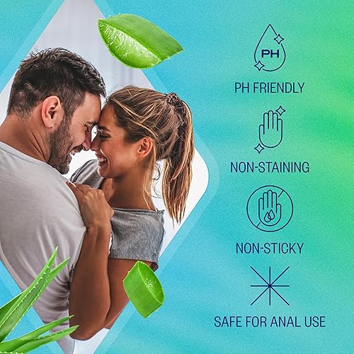 Miniatura 5 de K-Y Sensación natural con aloe, lubricante a base de agua para sexo, juguete sexual y lubricante anal, lubricante personal no pegajoso, apto para