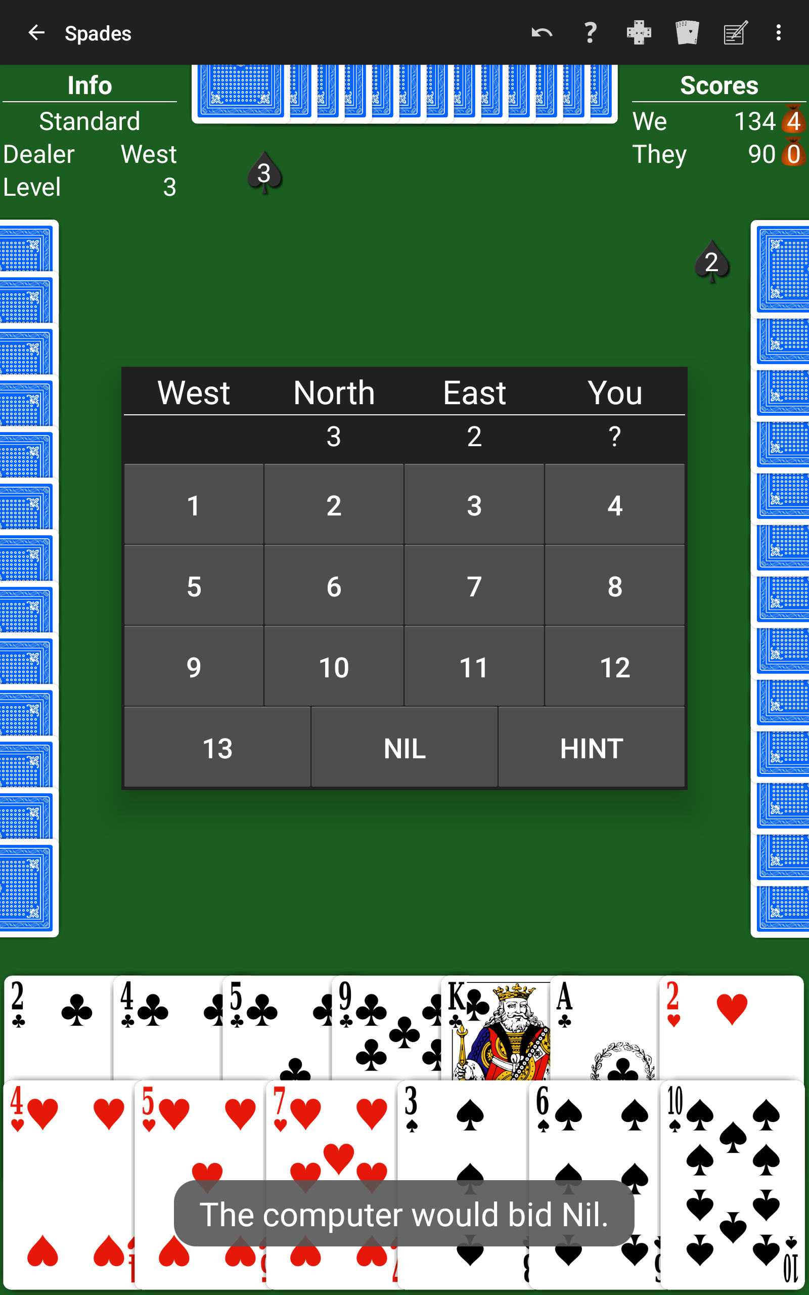 Spades by for Android