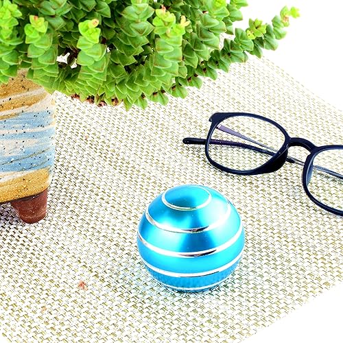 Miniatura 5 de Juguetes de escritorio cinéticos, bola giratoria de ilusión óptica de cuerpo completo, parte superior giratoria grande más larga, ideal para