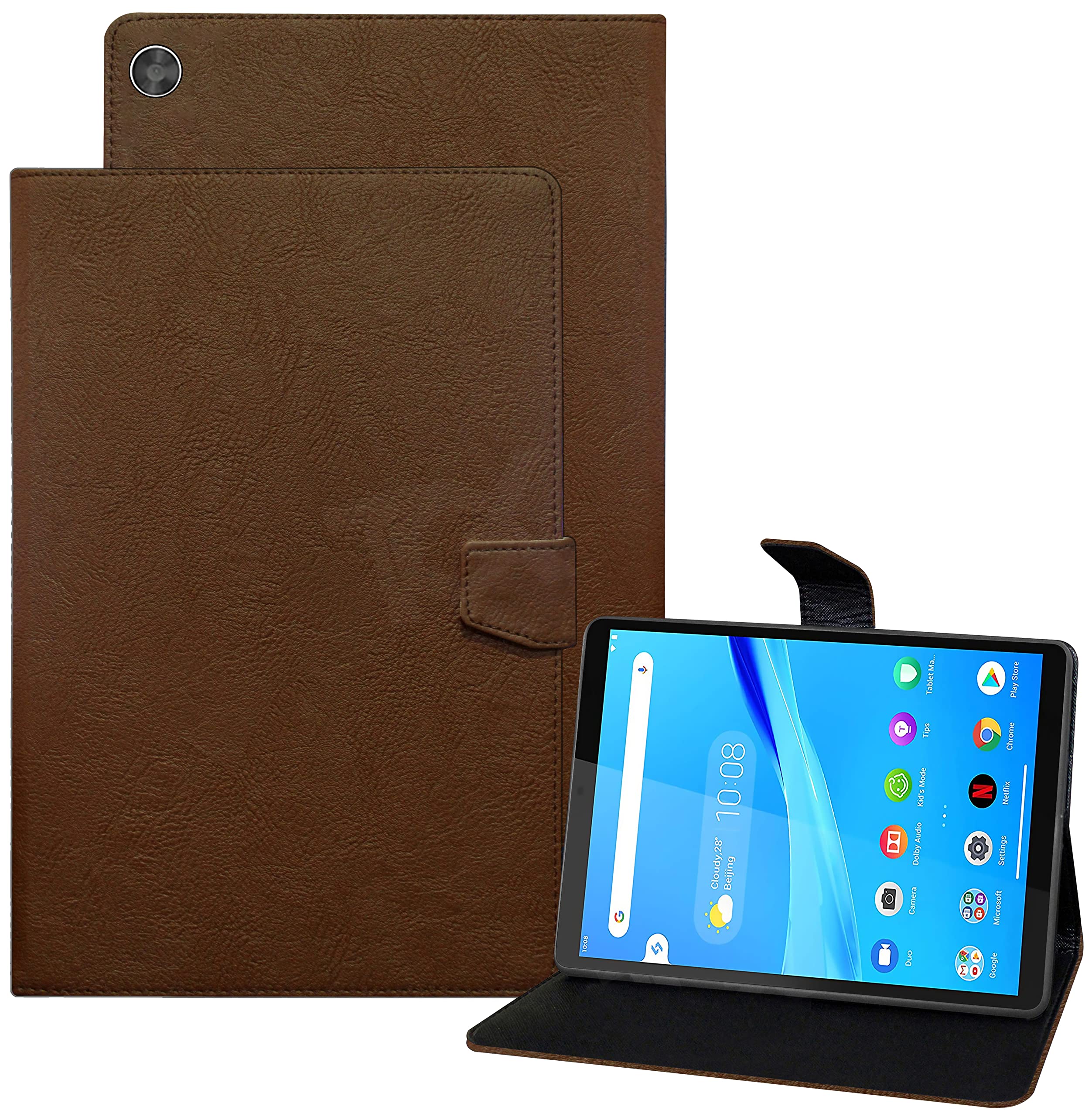 TGK Plain Design Leather Flip Case Cover for Lenovo Tab M8 HD 2nd Gen/3rd Gen 8 Inch TB-8506F 8505X 8505F (Brown) (B09GPVZR27) Amazon Price History, Amazon Price Tracker