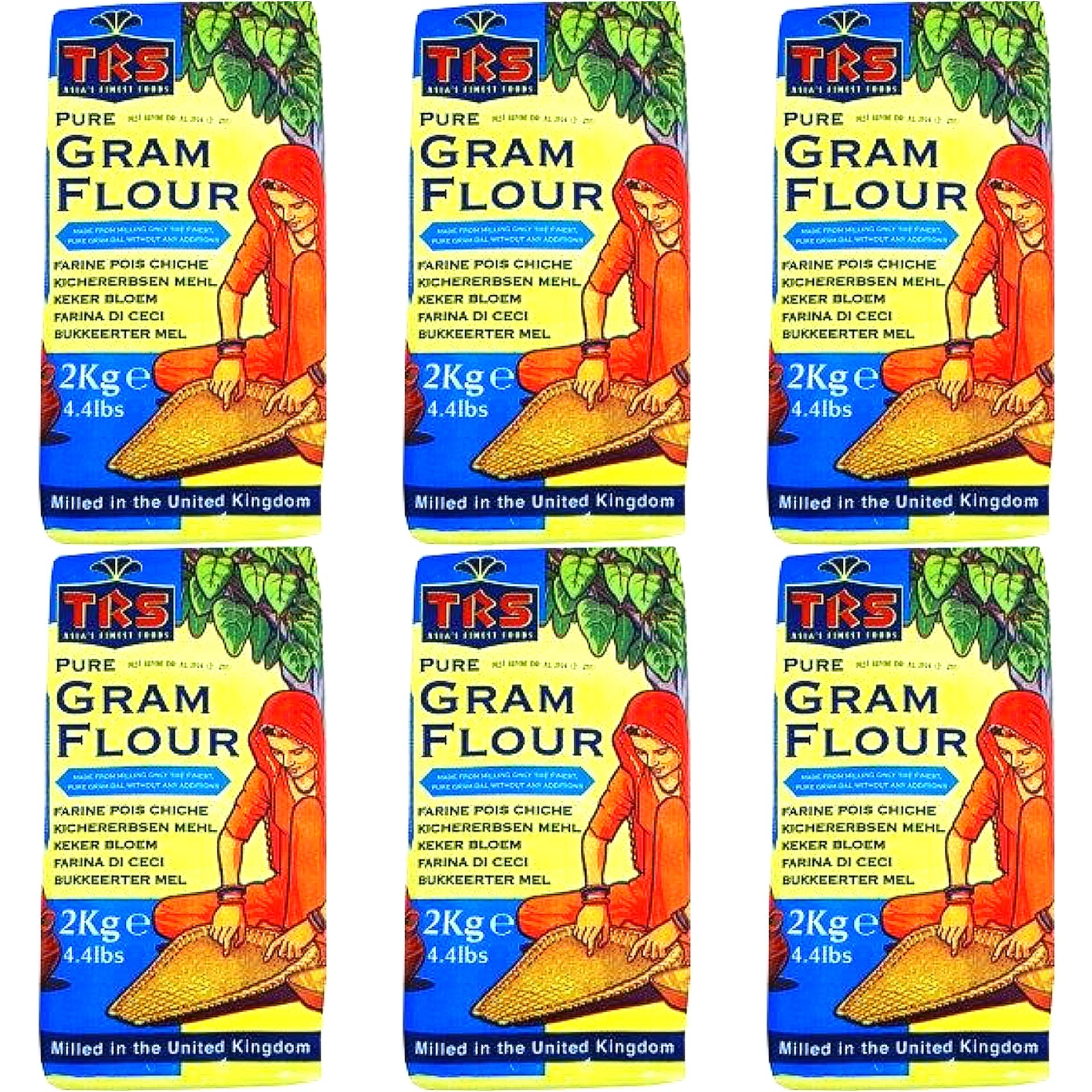 TRS Kichererbsen Harina (Besan), 6 x 2 kg