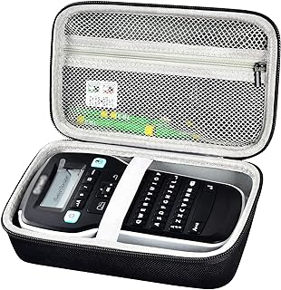 Case Compatible with DYMO Label Maker LabelManager 160/280/ COLORPOP Portable Label Maker, Hard Travel Carrying Storage Bag Holder with Accessories Mesh Pocket (Box Only)