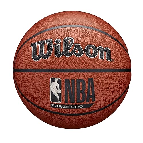 Wilson NBA Forge Pro Indoor/Outdoor Basketball - Brown, Size 7-29.5"