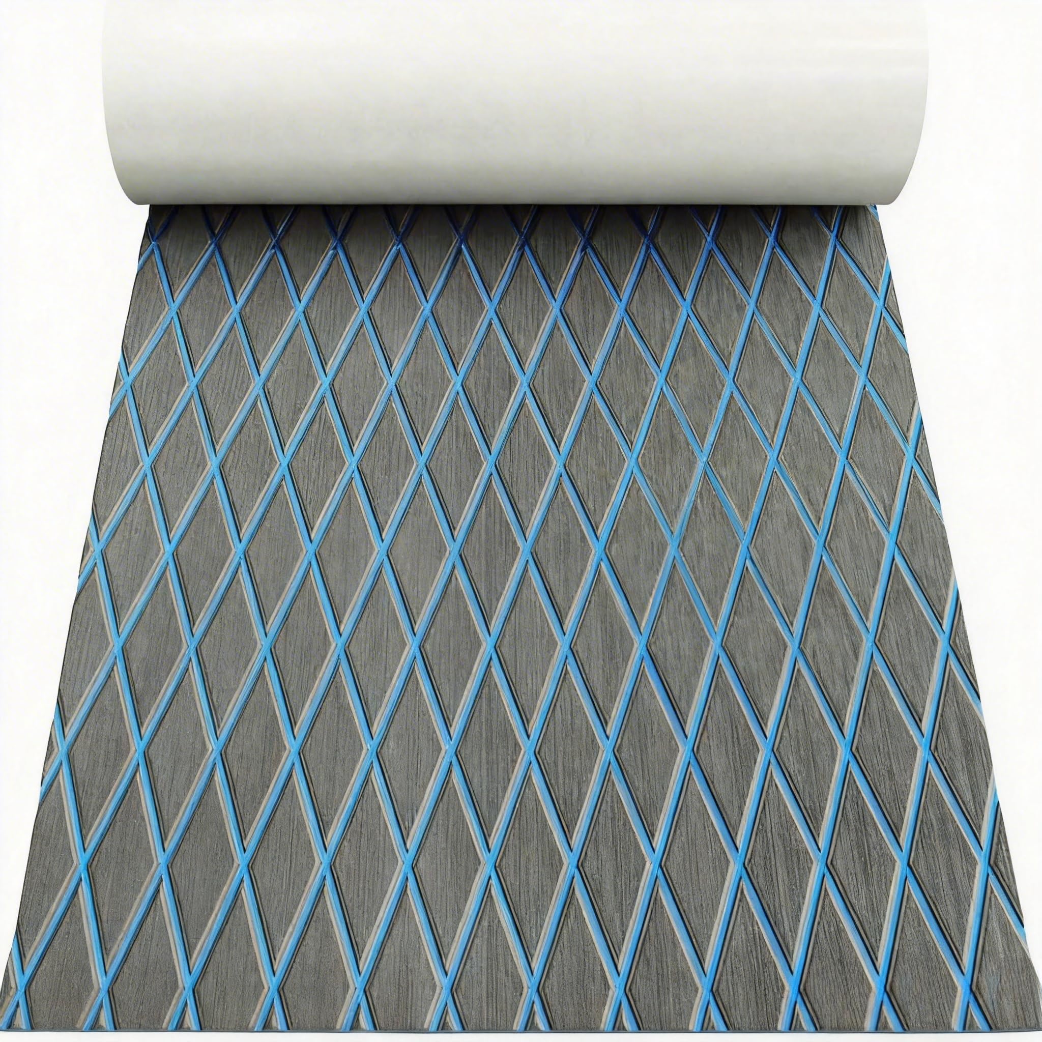 Eva Schaum Bootsteppich 190x35/70cm Selbstklebend Yacht Boden rutschfest Matte Boot Deck rutschfest Teppich für Motorboot RV Yacht Kajak Schwimmbad Teakholz