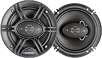 Vista 1 de Blaupunkt 6.5-Inch 360W 4-Way Coaxial Car Audio Speaker, Set of 2