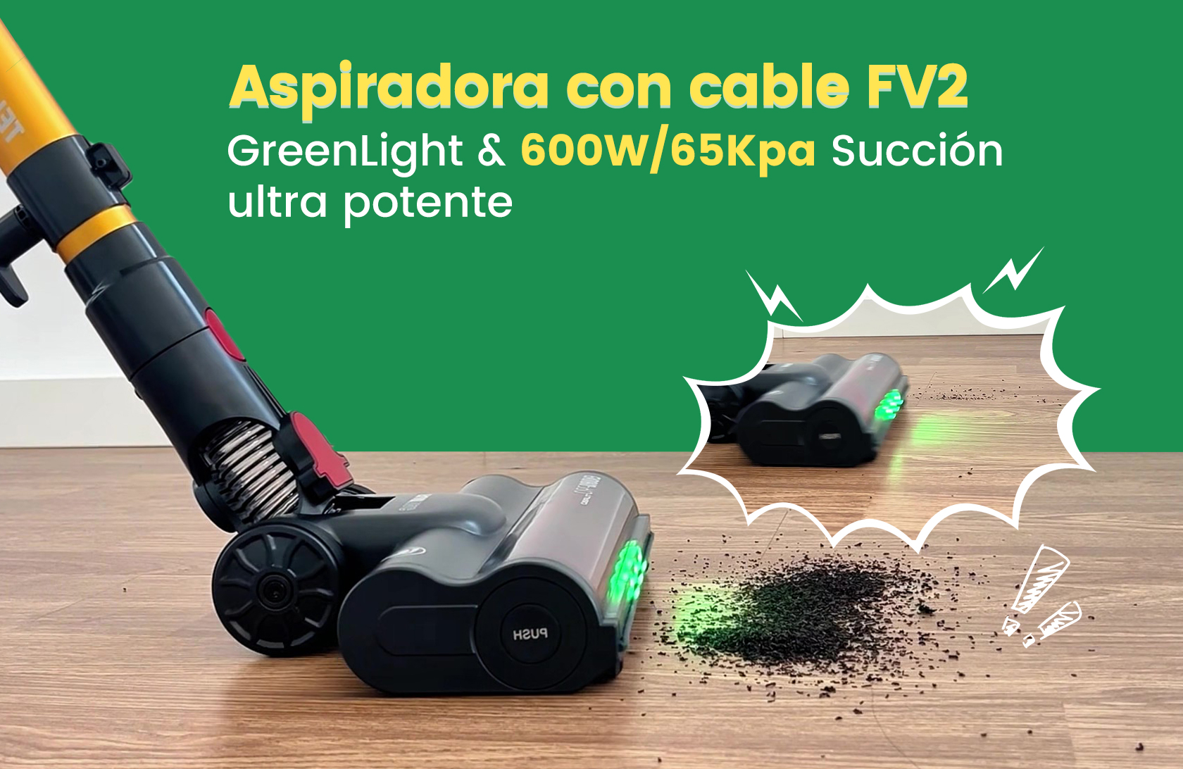 FV2 Aspiradora con Cable