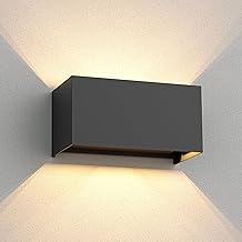 ledscom.de Applique CUBEL per esterni, IP65, up/downlight, antracite opaco, rettangolare, 2x G9 max. 10W