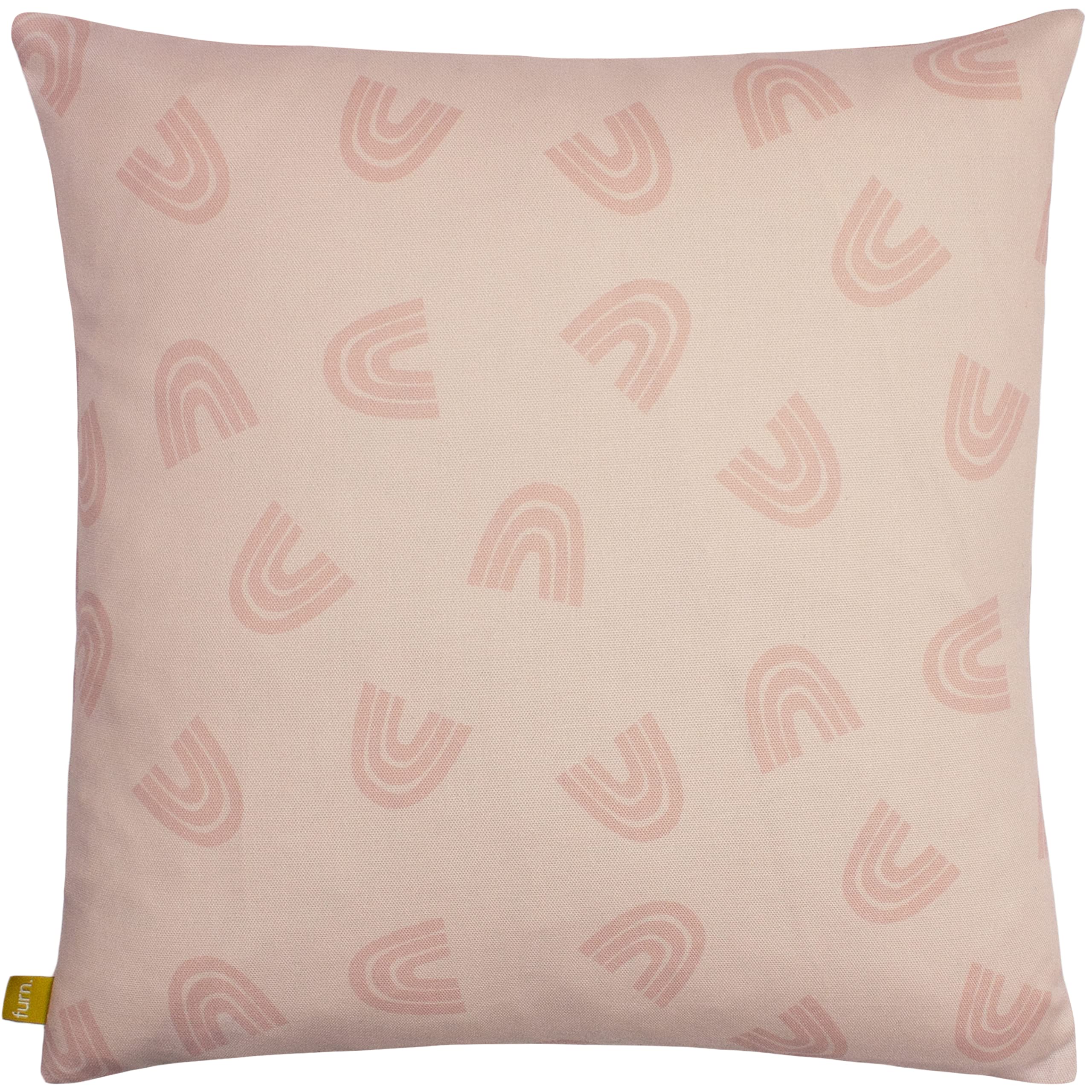 furn. Be Kind Rainbow Feather Filled Cushion, 100% Recycled Polyester, Multi, 43 x 43cm - Image 2