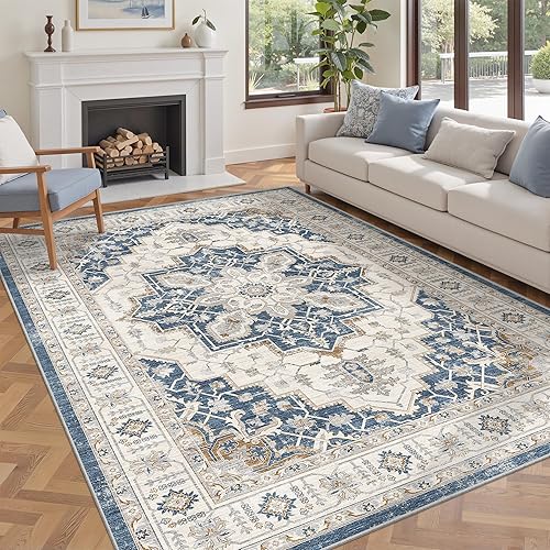 Miniatura 40 de Alfombras antideslizantes de 2.6 x 8 pies de befbee, alfombras resistentes a las manchas para pasillos, cocina y entrada, alfombras lavables