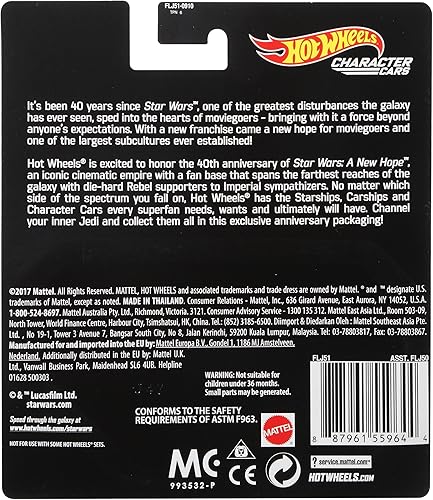 Miniatura 5 de Hot Wheels Star Wars 40 aniversario Luke Skywalker, vehículo