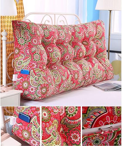 Miniatura 2 de DMUNIZ Almohada de respaldo de cama de lectura cojín de cuña triangular respaldo tapizado soporte para sentarse en la cama soporte de espalda para