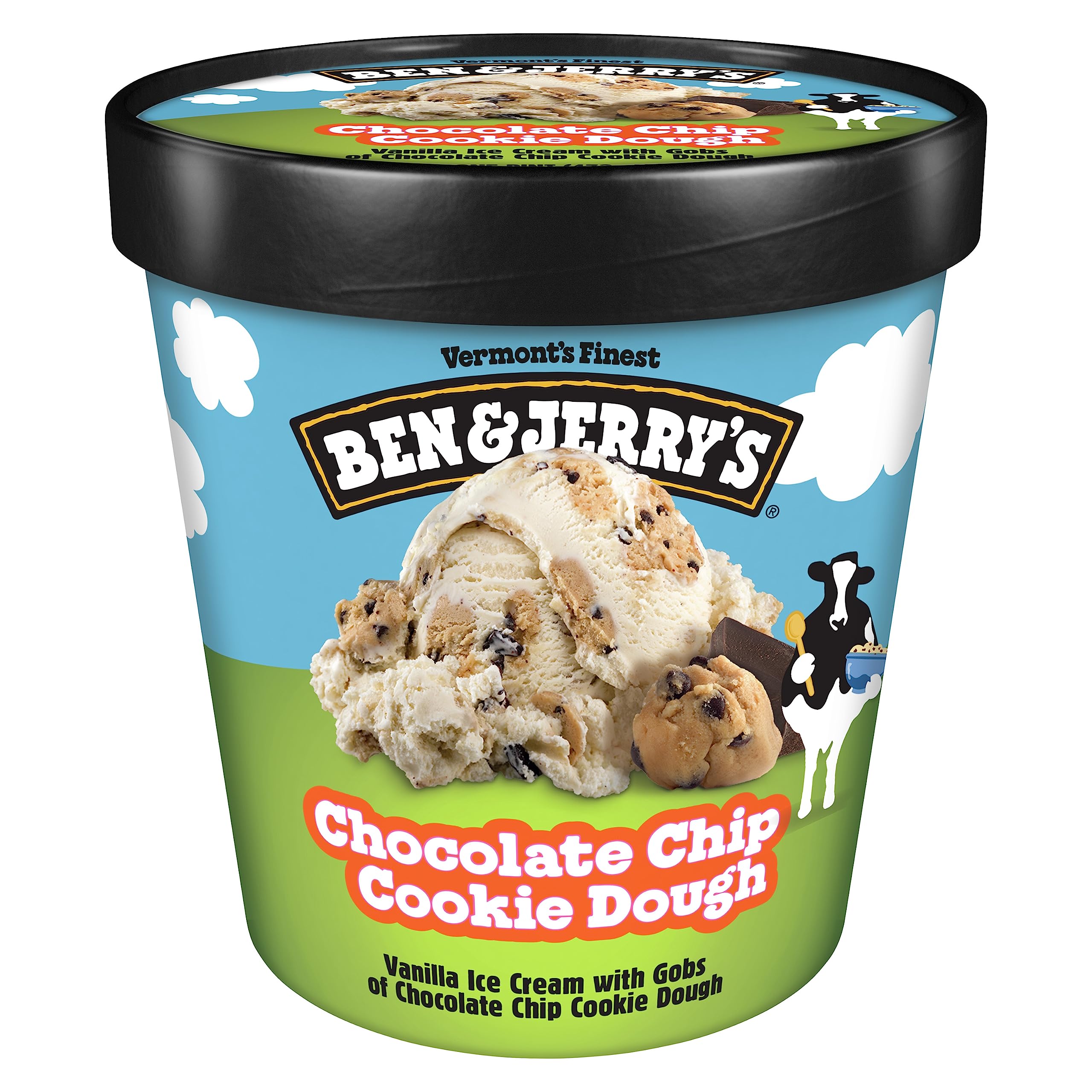 Ben & Jerry's Chocolate Chip Cookie Dough Ice Cream Pint 16 oz