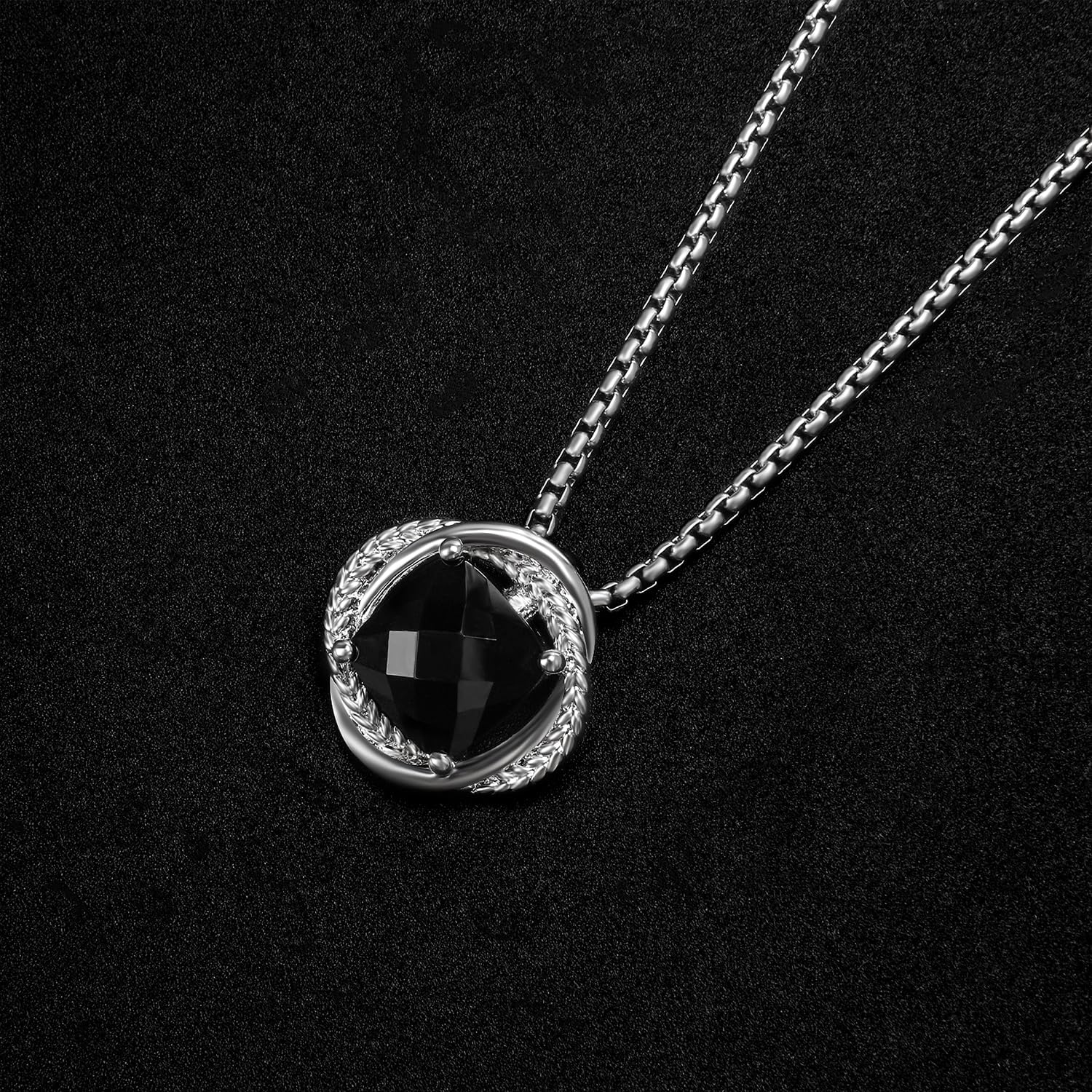 Designer Inspired Jewelry Twisted Cable Wire Necklace Fashion 10 MM Cubic Zirconia Pendant Necklace for Women Gift - Image 5