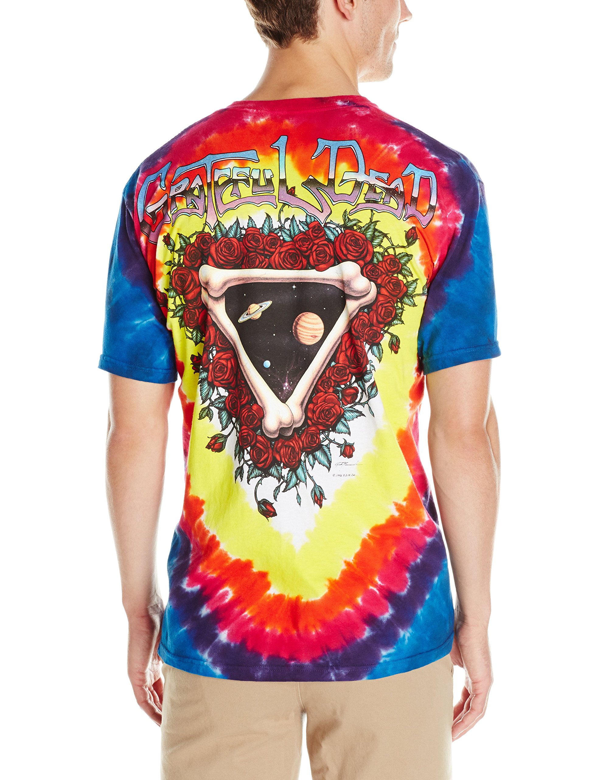 Liquid Blue Grateful Dead Space Your Face Short Sleeve T-Shirt Grateful Dead Space Your Face T-Shirt a Maniche Corte Uomo