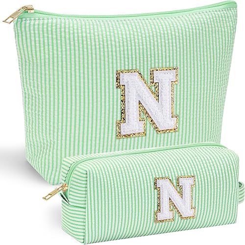 Miniatura 70 de YOOLIFE Regalos del Día de la Madre para Mujeres Bolsa de Maquillaje Inicial 2 Bolsa de Cosméticos Bolsa de Maquillaje de Viaje Regalos