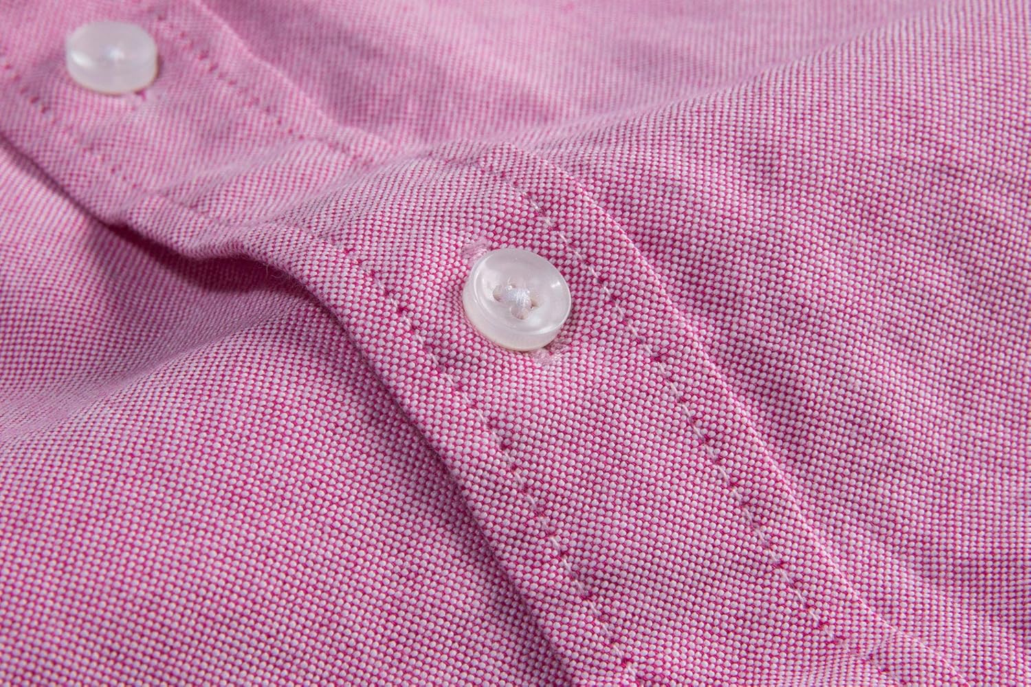 MUSE FATH Men's Oxford Dress Shirt-Cotton Casual Regular Fit Long Sleeve Shirt - Image 5