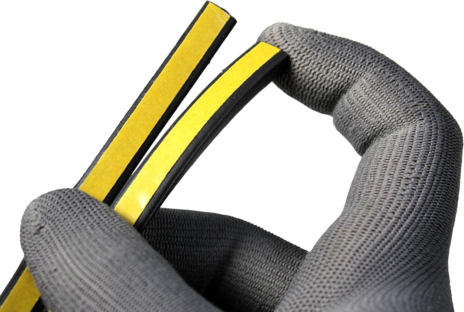 Onе-Dау Sаlе: Uр tо 80% оƒƒ VViViD B-Shaped 2-Track Black EPDM Rubber Adhesive Weather Stripping Edge Seal 5.18m Roll (2 Packs)
