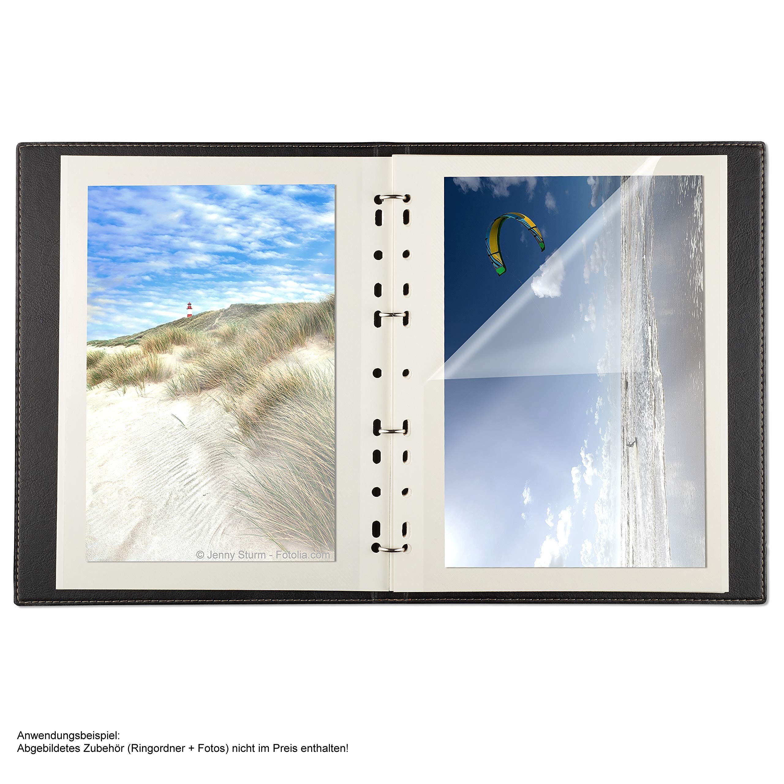 mashpaper Fotokarton selbstklebend weiß 50 Blatt Fotoblätter Ergänzungsblätter 65000450