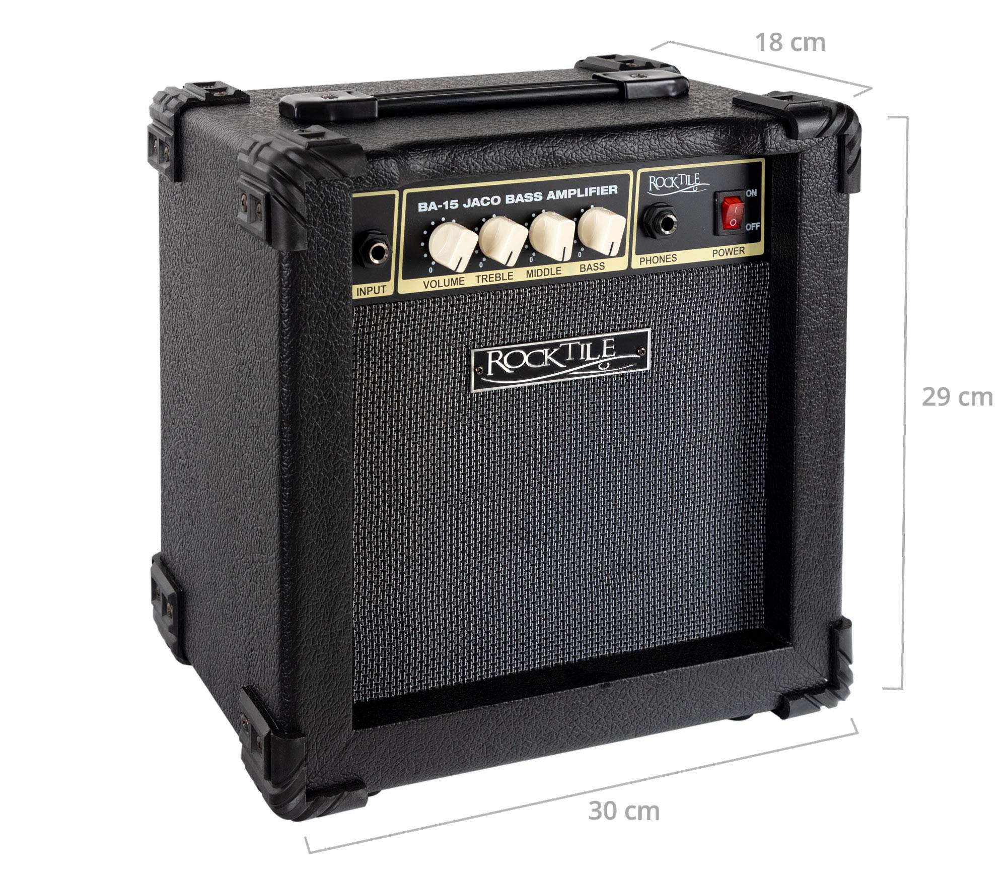 Rocktile Puncher E-Bass Black Jaco Set, Bajo, Modelo: Puncher Black | Peso: 4, 0 kg, Número de cuerdas: 4, Orientación: Diestro, Forma del cuerpo: P-Bass, Cuerpo: Caoba, Mástil: Arce, Trastes: 22