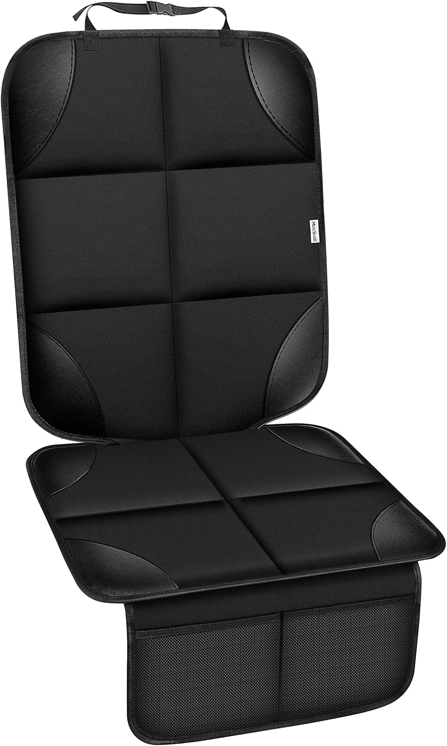 Meolsaek Car Seat Protector for Child Car Seat, 600D Fabric Carseat Seat Protectors with Non-Slip Backing, Waterproof Seat Covers for Car with Thick Pad Back Seat Cover for Kids (No Imprints)