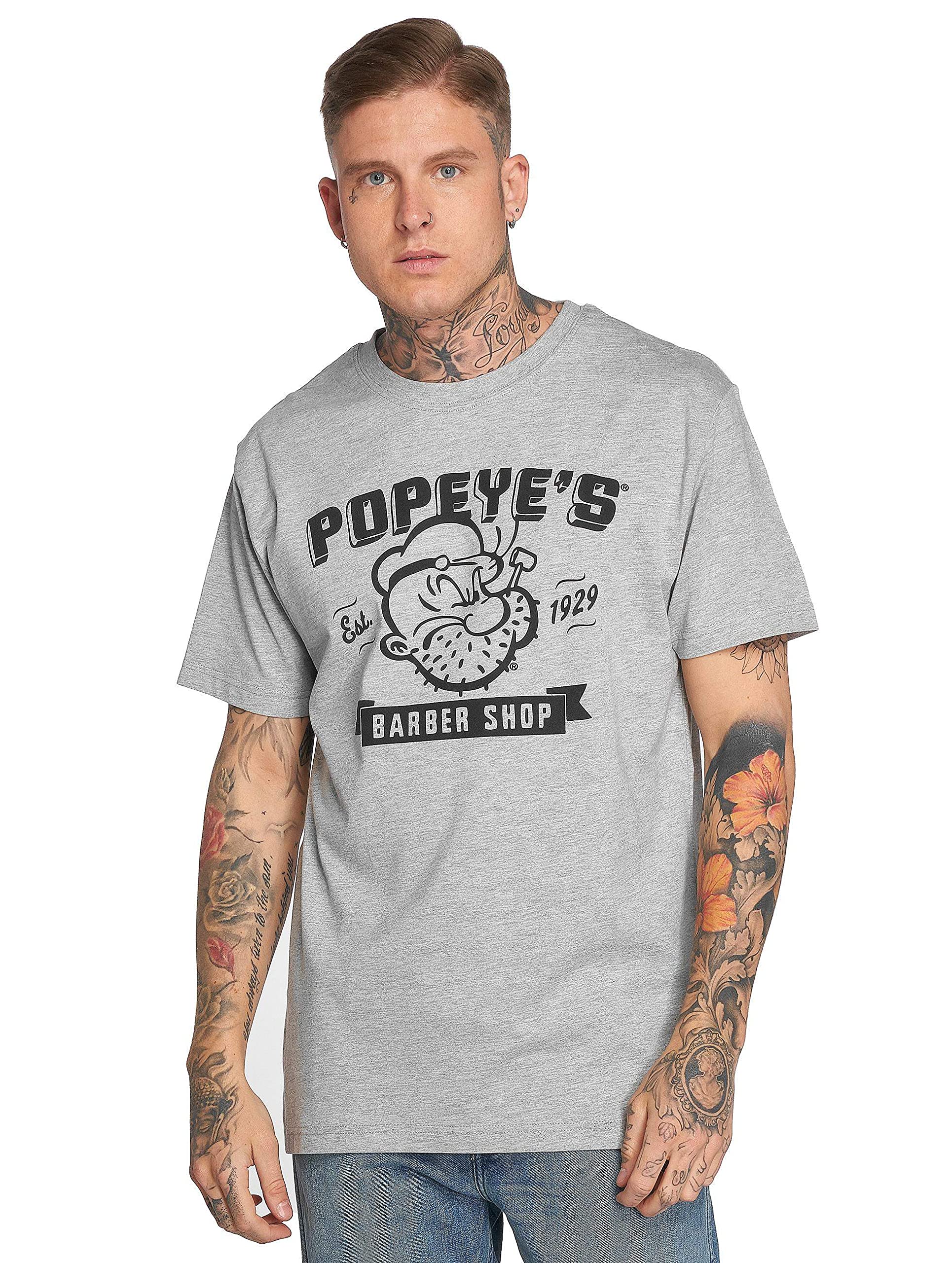 MERCHCODEMen's Popeye Barber Shop Tee T-Shirt