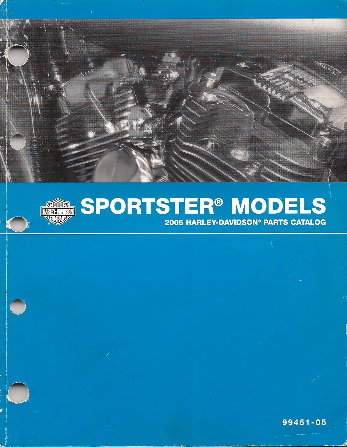 2005 HarleyDavidson Sportster Parts Catalog, Part Number 9945105