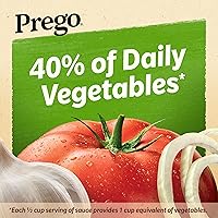 Vista 4 de Prego Tomate grueso con salsa de pasta de ajo y cebolla, tarro de 24 onzas