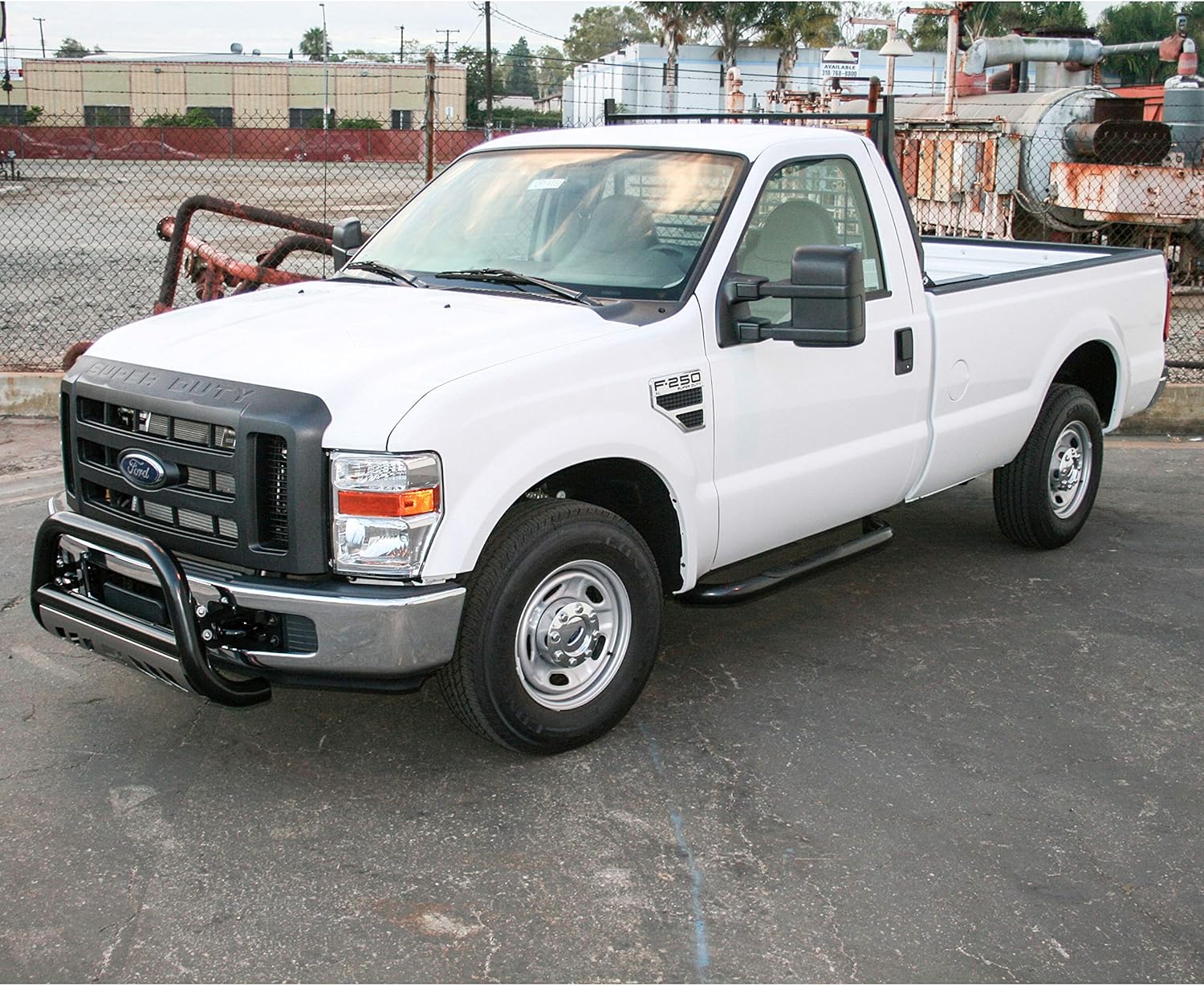 ARIES 203014 3-Inch Round Black Steel Nerf Bars, No-Drill, Fits Select Ford F-250, F-350 Super Duty