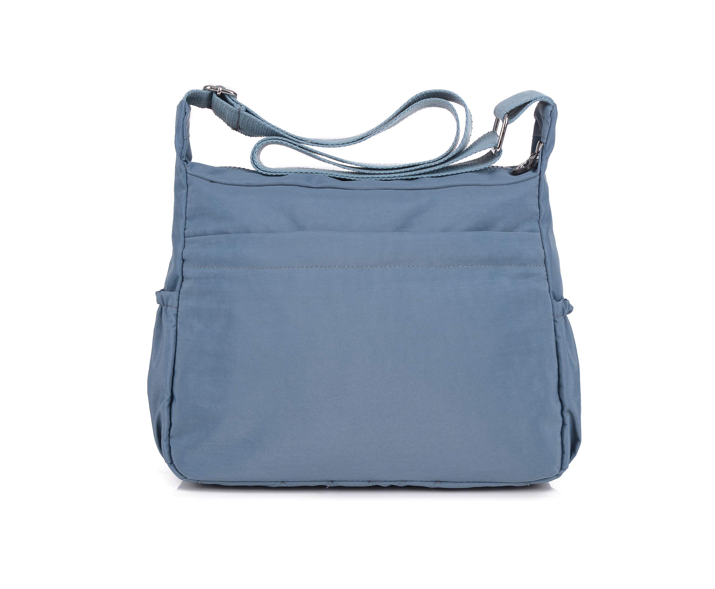 Women's Nylon Shoulder Bag - Popoti Waterproof Tote Sling Bag, Multifunctional Backpack Purse