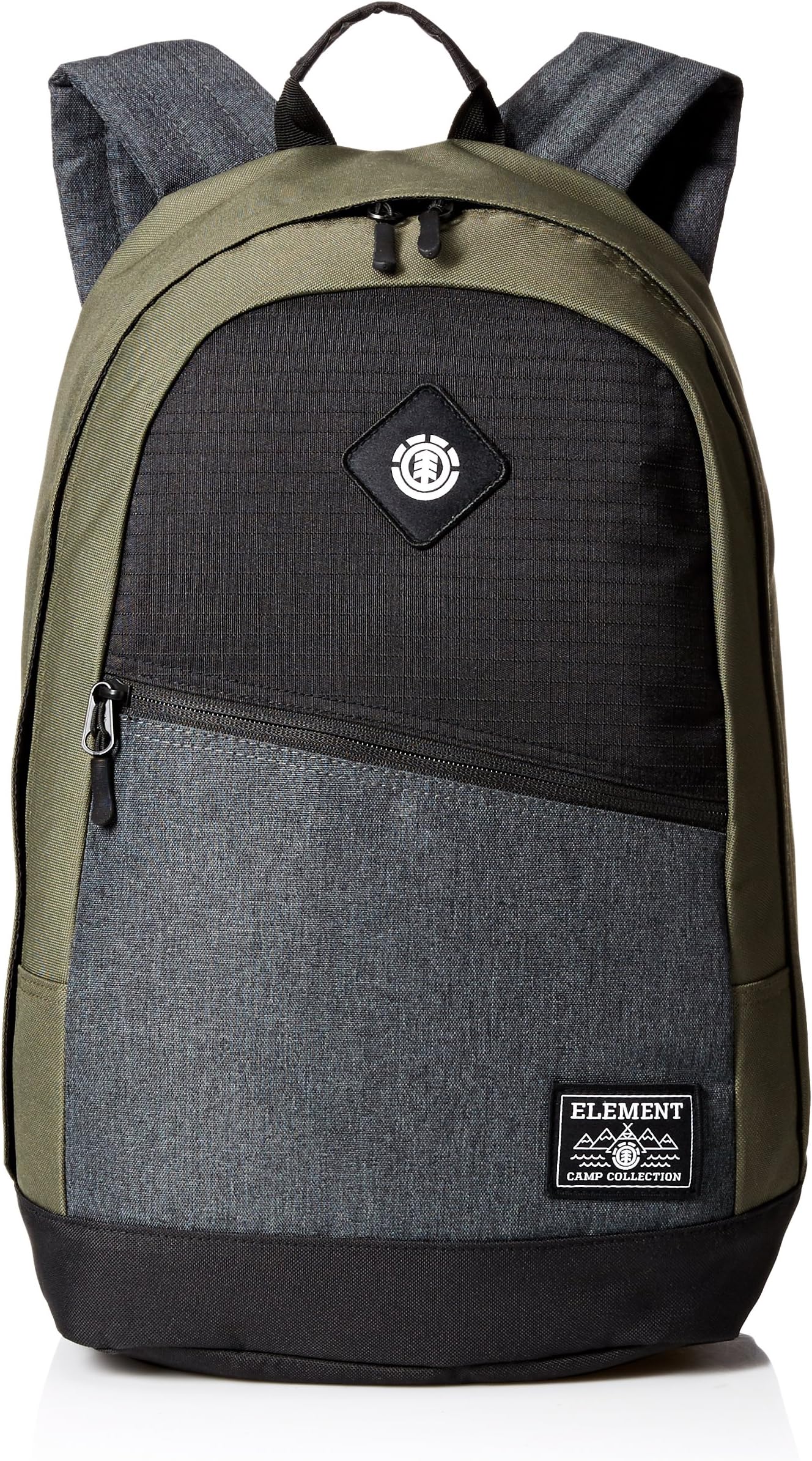 Element Men's Camden Backpack, Flint Black/Charcoal Heather, One Size