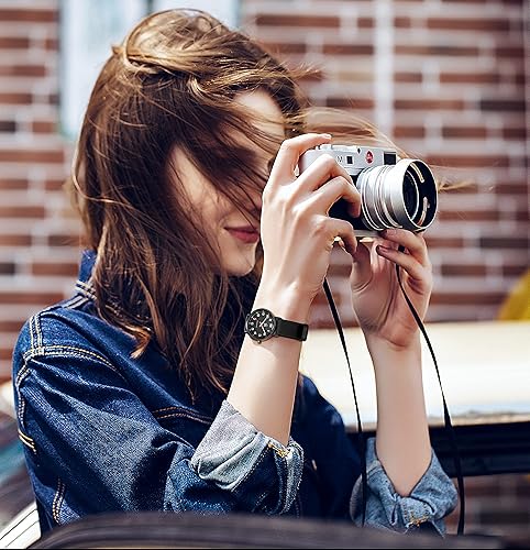 Miniatura 6 de SHENGKE Reloj deportivo casual para mujer, resistente al sudor, con esfera de fácil lectura y correa de silicona, resistente al agua