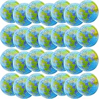 Vista 1 de Paquete de 28 globos inflables de 16 pulgadas, globo de tierra inflables, bolas de playa inflables a granel para playa, piscina, suministros