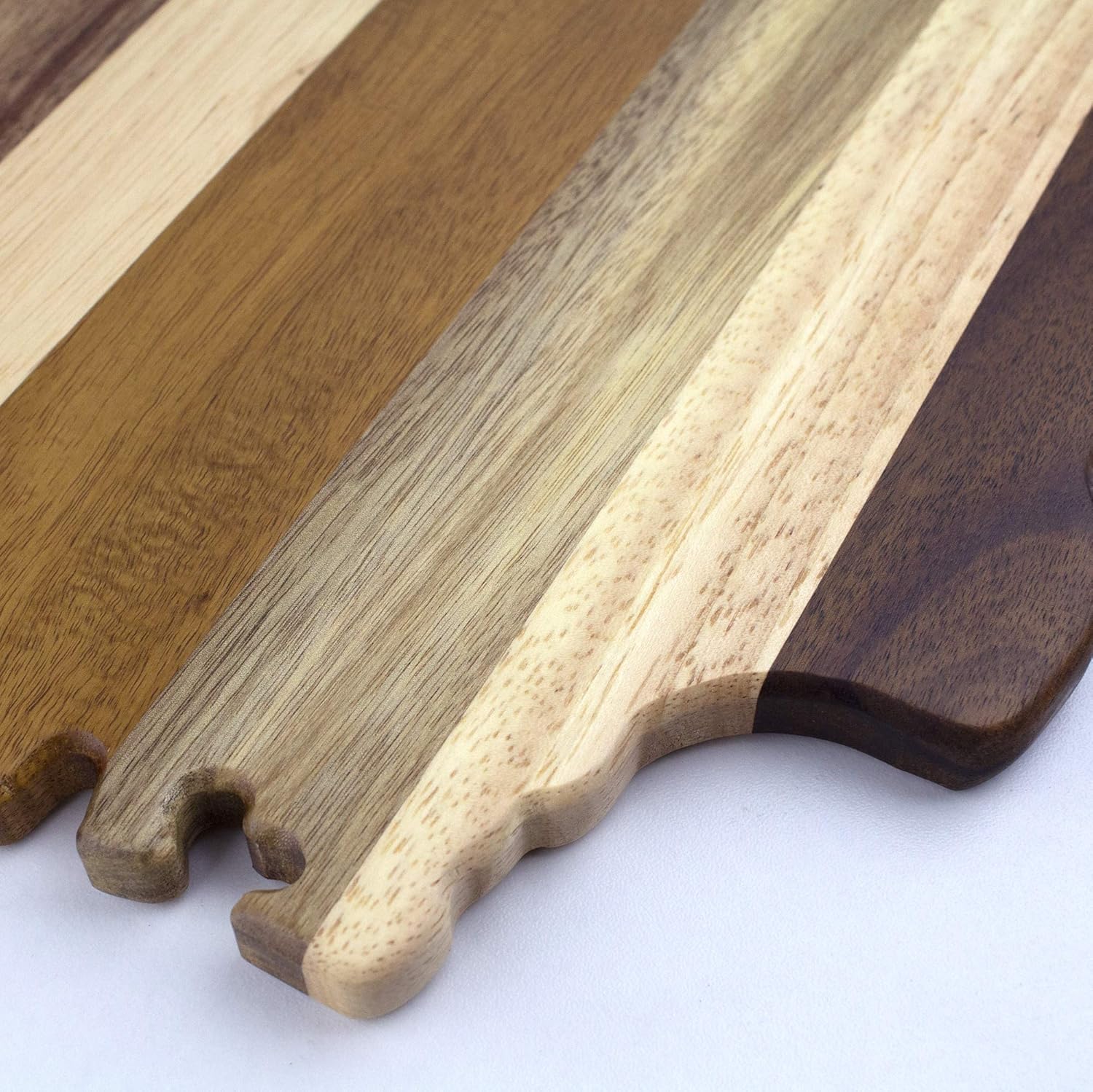 Totally Bamboo Rock & Branch Series Shiplap Washington State Shaped Wood Serving and Cutting Board | Great for Wall Art 15-1/2" x 10" x 5/8" - Image 4