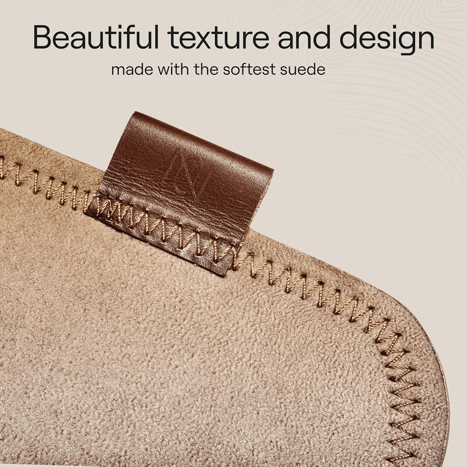 NOOE Premium Charcoal Suede Velvet Vegan Leather Desk Rug, 71 x 32 CM, 2 in 1 Reversible, Water Resistant, Non Slip