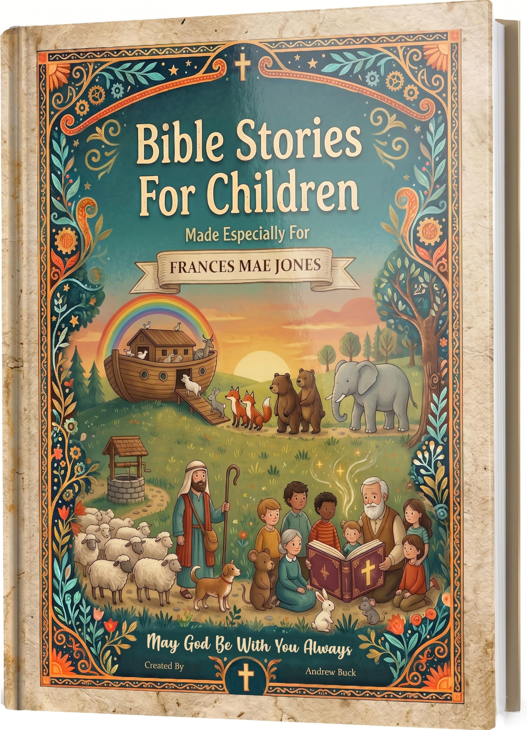 Personalised Book of Bible Stories for Children. A Forever Keepsake for Christenings, Baptisms and Birthdays. for Ages 0-12 Years